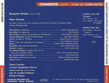 2CD Benjamin Britten: Peter Grimes