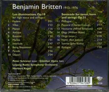 CD Rundfunk-Sinfonie-Orchester Leipzig: Serenade For Tenor, Horn And Strings, Les Illuminations