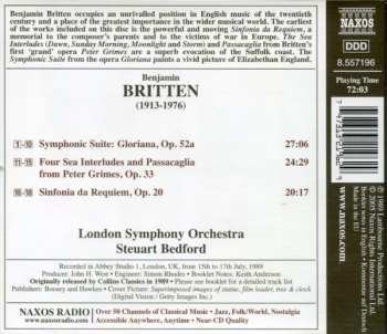 CD The London Symphony Orchestra: Sinfonia Da Requiem • Sea Interludes And Passacaglia From Peter Grimes