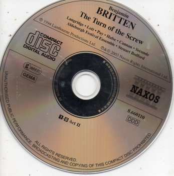 2CD Benjamin Britten: The Turn Of The Screw