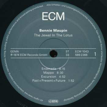 LP Bennie Maupin: The Jewel In The Lotus