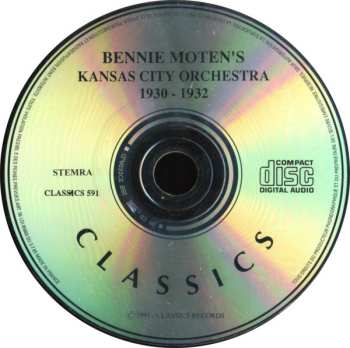 CD Bennie Moten's Kansas City Orchestra: 1930-1932