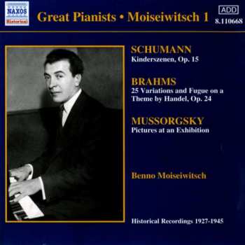 Album Robert Schumann: Moiseiwitsch 1 (Historical Recordings 1927-1945)