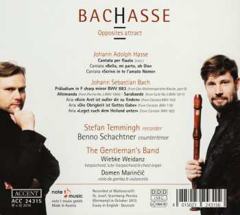CD Benno Schachtner: BacHasse - Opposites Attract