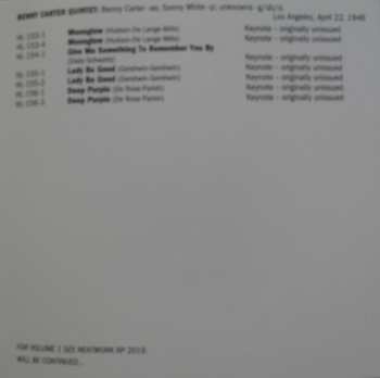 CD Benny Carter: The Alternative Takes In Chronological Order Volume 2 (1940 - 1946)