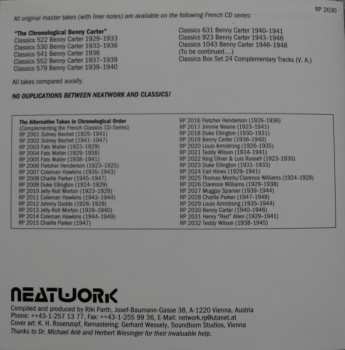 CD Benny Carter: The Alternative Takes In Chronological Order Volume 2 (1940 - 1946)