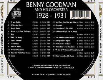 CD Benny Goodman And His Orchestra: 1928-1931