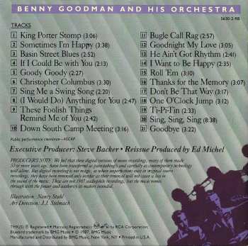 CD Benny Goodman And His Orchestra: Sing, Sing, Sing