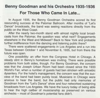 CD Benny Goodman And His Orchestra: The NBC Broadcasts From Chicago's Congress Hotel, 1935 - 1936 Volume One