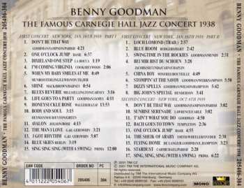 2CD Benny Goodman: The Famous Carnegie Hall Jazz Concert 1938