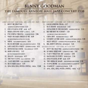 2CD Benny Goodman: The Famous Carnegie Hall Jazz Concert 1938
