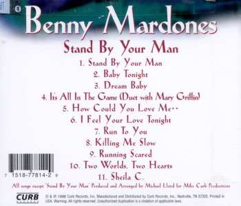 CD Benny Mardones: Stand By Your Man