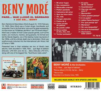 CD Beny Moré Y Su Orquesta: Pare... Que Llegó El Bárbaro + Así Es... Beny LTD | DIGI