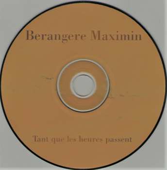 CD Bérangère Maximin: Tant Que Les Heures Passent