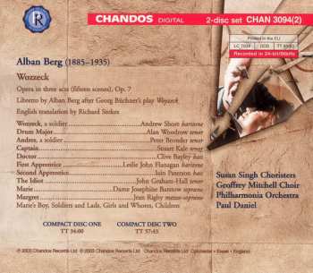 2CD/Box Set Philharmonia Orchestra: Wozzeck