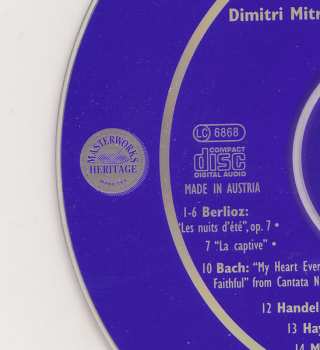 CD Johann Sebastian Bach: Eleanor Steber DIGI