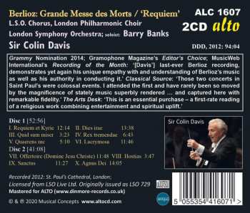 2CD The London Symphony Orchestra: Requiem; Grande Messe Des Morts