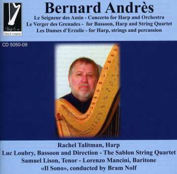 CD Bernard Andres: Harfenkonzert "le Seigneur Des Amin"