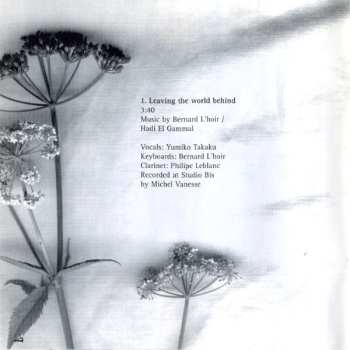 CD Bernard L'Hoir: Leaving The World Behind