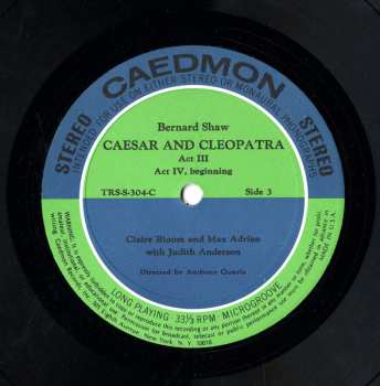 2LP/Box Set Max Adrian: Caesar And Cleopatra