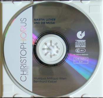 CD Musica Antiqua Wien: Martin Luther Und Die Musik / Martin Luther And The Music