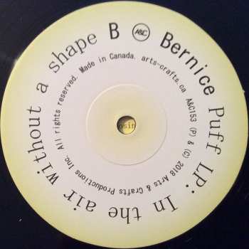 LP Bernice: Puff LP: In The Air Without A Shape