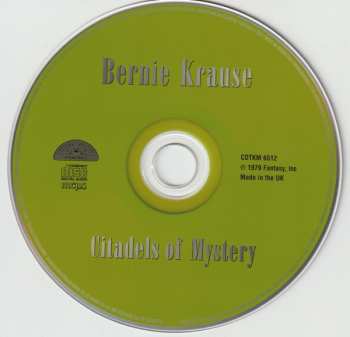 CD Bernie Krause: Citadels Of Mystery