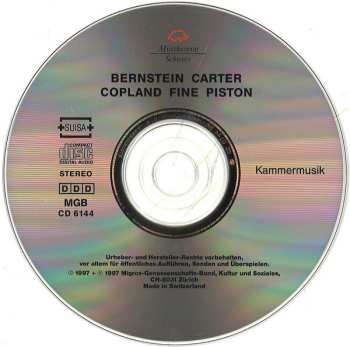 CD Leonard Bernstein: Kammermusik