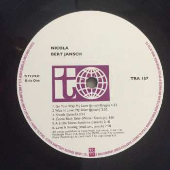 LP Bert Jansch: Nicola