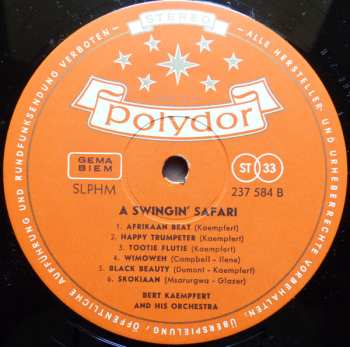 CD Bert Kaempfert & His Orchestra: Le Lion Et La Gazelle