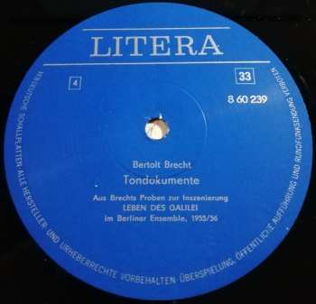 2LP Bertolt Brecht: Tondokumente (2xLP)