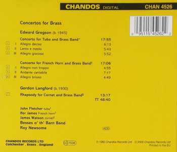 CD Edward Gregson: Concertos For Brass