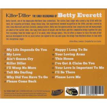 CD Betty Everett: Killer Diller - The Early Recordings Of Betty Everett