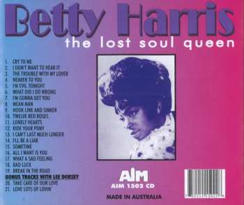 CD Betty Harris: The Lost Soul Queen