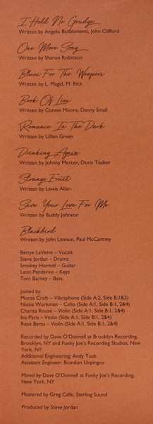 LP Bettye Lavette: Blackbirds