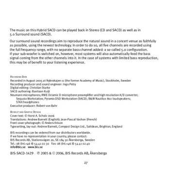 SACD Sharon Bezaly: Masterworks For Flute And Piano