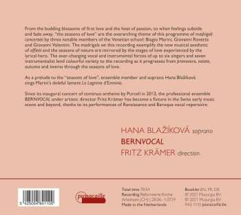 CD Hana Blažíková: Stagioni D'Amore