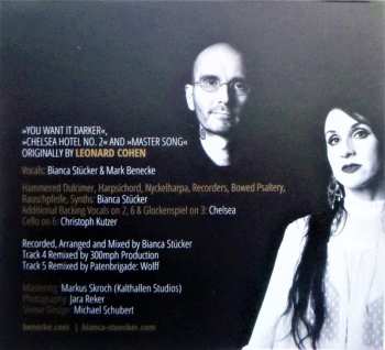 CD Bianca Stücker: We Want It Darker - A Tribute To Leonard Cohen