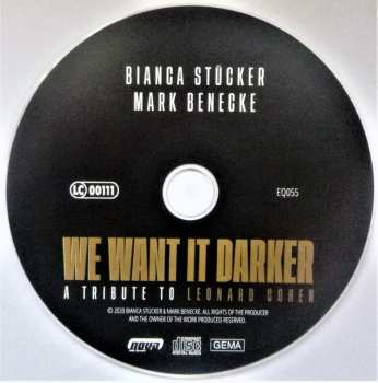 CD Bianca Stücker: We Want It Darker - A Tribute To Leonard Cohen