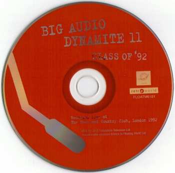 CD Big Audio Dynamite II: Class Of '92