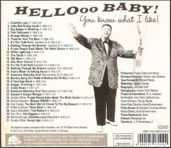 CD Big Bopper: Hellooo Baby! You Know What I Like! DIGI