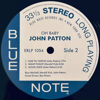 LP John Patton: Oh Baby! LTD
