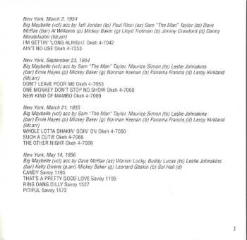 2CD Big Maybelle: The Complete King, Okeh & Savoy Releases - 1947-61