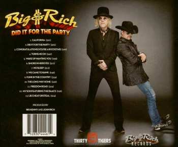 CD Big & Rich: Did It For The Party