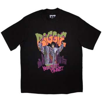 Merch Biggie Smalls: Oversized T-shirt Cartoon Graffiti
