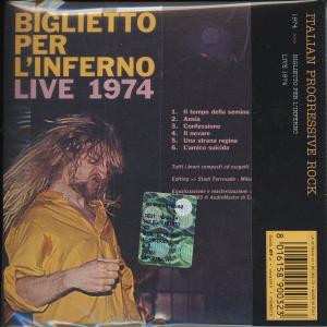 CD Biglietto Per L'Inferno: Live 1974