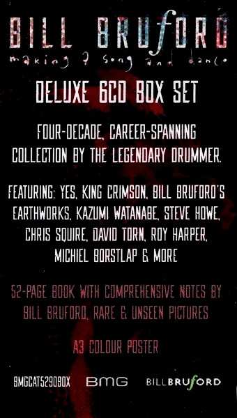6CD/Box Set Bill Bruford: Making A Song And Dance - A Complete-Career Collection