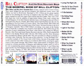 CD Bill Clifton And His Dixie Mountain Boys: The Gospel Side Of Bill Clifton