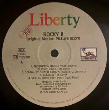 LP Bill Conti: Rocky II (Original Motion Picture Score)