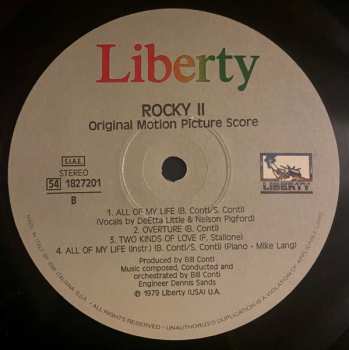 LP Bill Conti: Rocky II (Original Motion Picture Score)